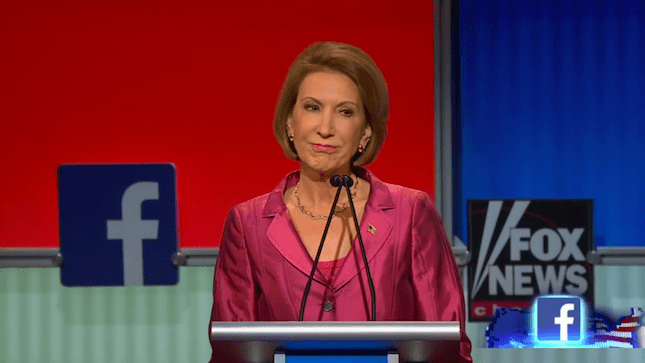 Carly Fiorina, Donald Trump