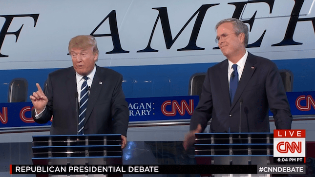 Jeb Bush, Donald Trump, Columba Bush, Aplogize, GOP debate