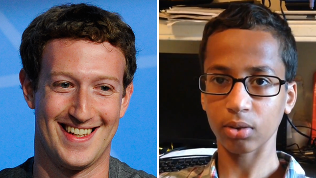 Mark Zuckerberg, Ahmed Mohamed, Clock, Facebook