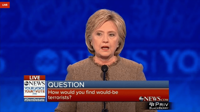 Hillary Clinton, ISIS