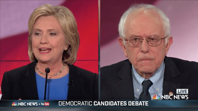 Bernie Sanders, Hillary Clinton, NBC News, Debate