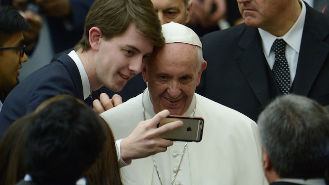 Pope Francis, Selfie, Smartphone