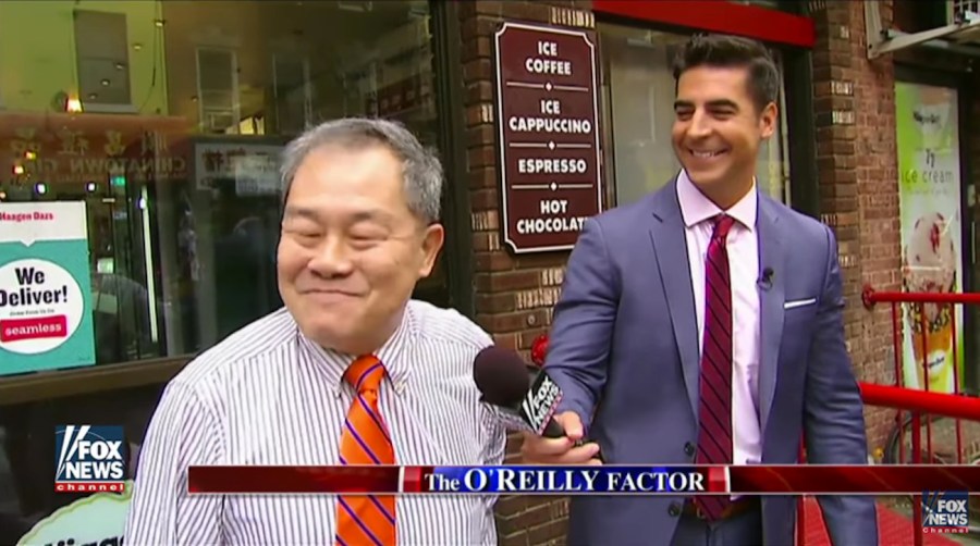 Jesse Waters Chinatown Bill O'Reilly