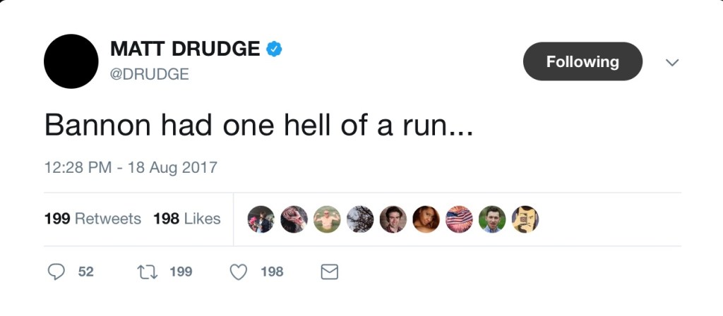 Drudge tweet