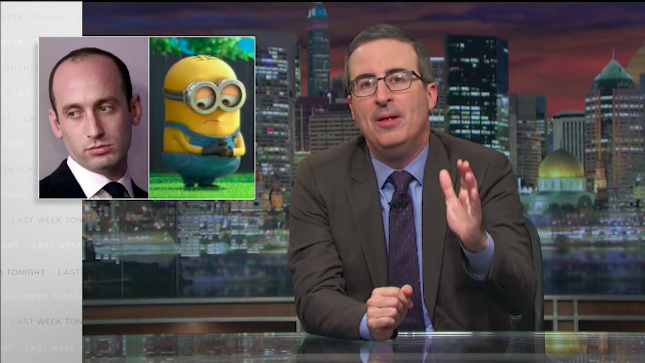 John Oliver, Stephen Miller