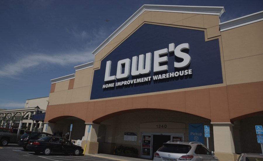 a photo of a Lowe's home improvement store in California