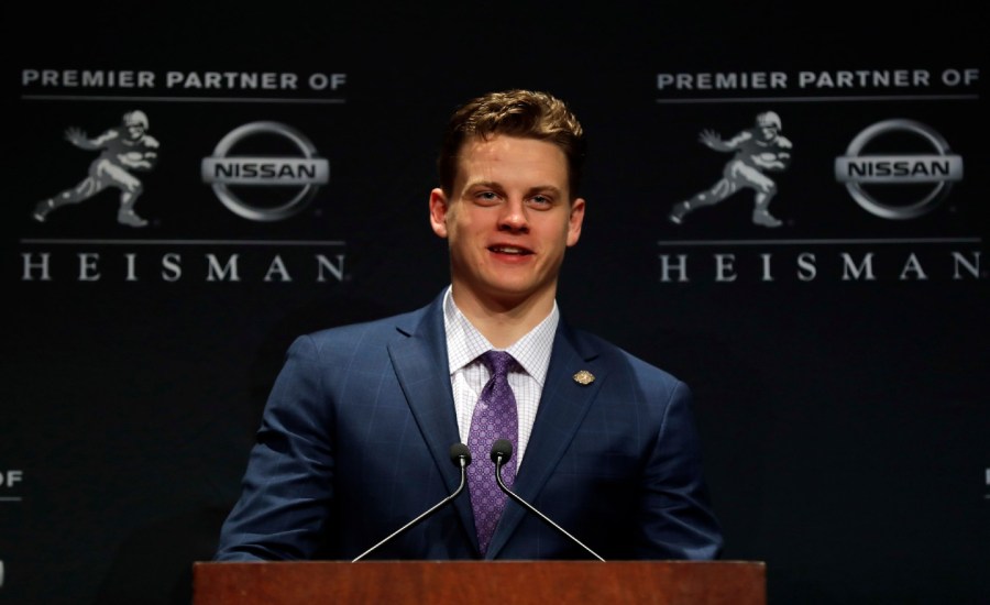 joe burrow heisman 2019 lsu louisiana athens county ohio food donations fundraiser poverty