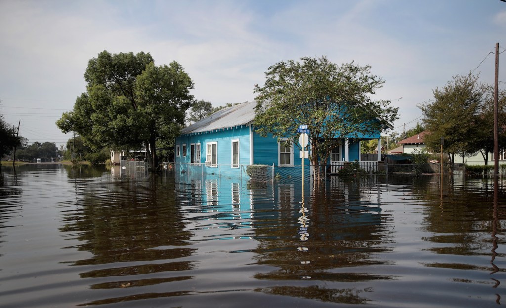 Conservative states along the coast prepare for sea level rise without mentioning climate change.