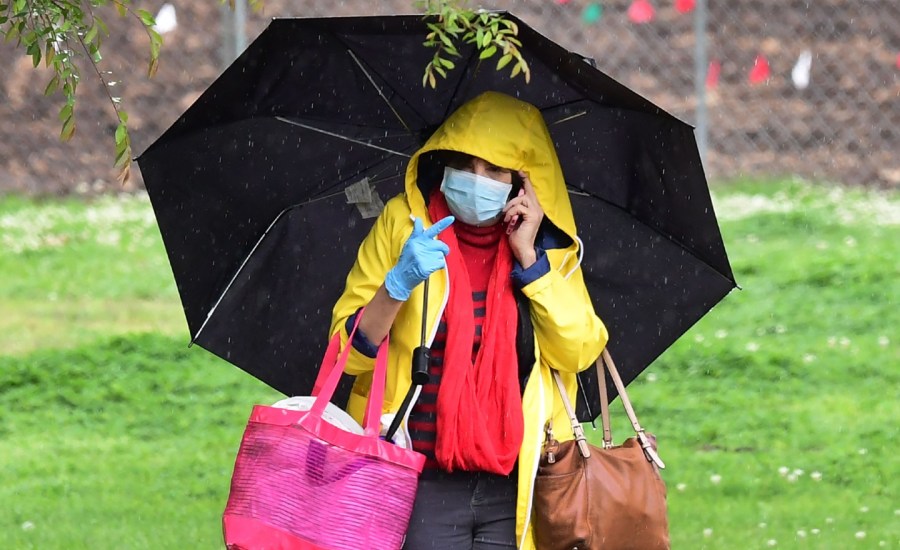 coronavirus COVID-19 community spread los angeles mayor eric garcetti masks required mandatory order public essential businesses shopping LA california