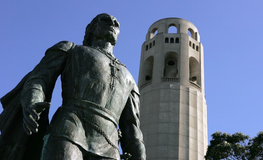 george floyd minneapolis death police brutality protest riots black lives matter columbus statues christopher white supremacy racism genocide san francisco coit tower capitol rotunda state removed confederate