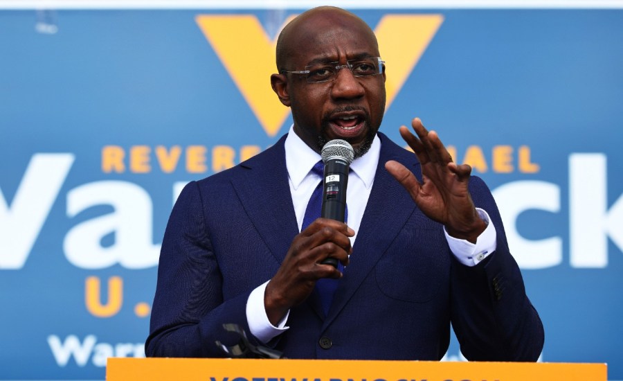 black lives matter reverend raphael warnock black american african senator us senate voted elected georgia special election race kelly loeffler opponent democrat republican biden trump ossoff perdue