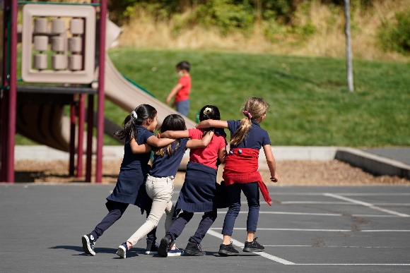 Children on playground