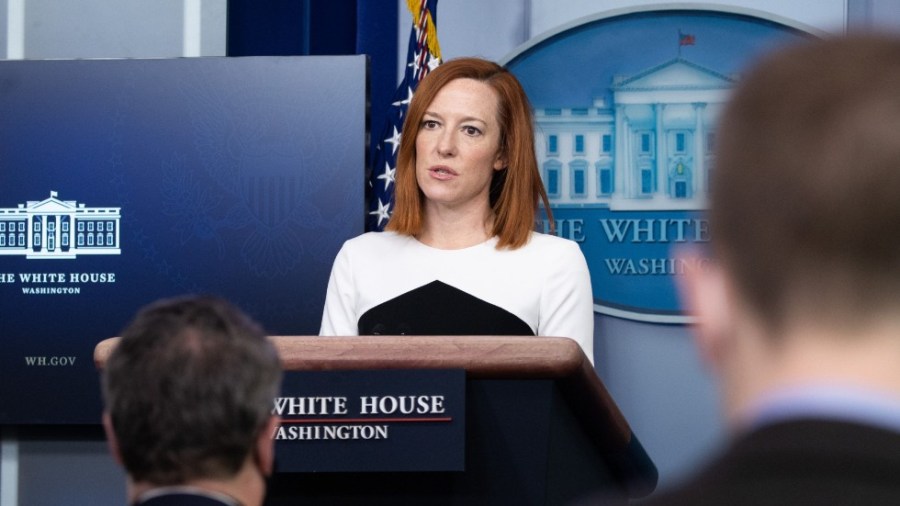 White House press secretary Jen Psaki