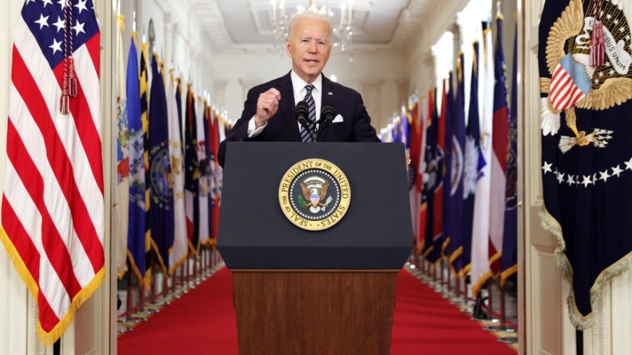 President Biden delivers a primetime address