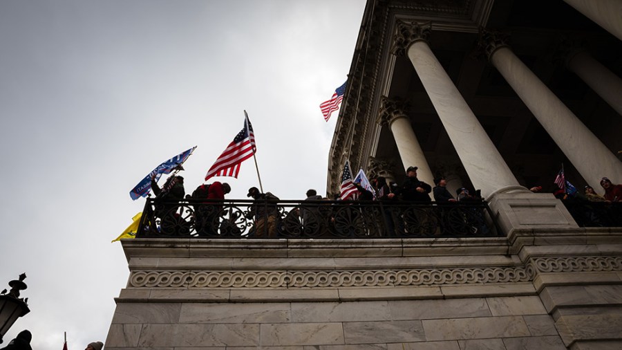 Rioters at U.S. Capitol