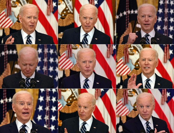 President Biden reactions at press conference