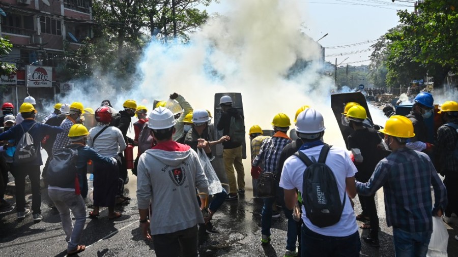 Protests in Myanmar