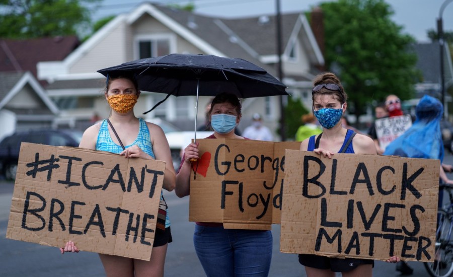 george floyd minneapolis death police brutality protest riots black lives matter department of justice merrick garland investigation minneapolis police departmet chauvin verdict guilty policing systemic racism