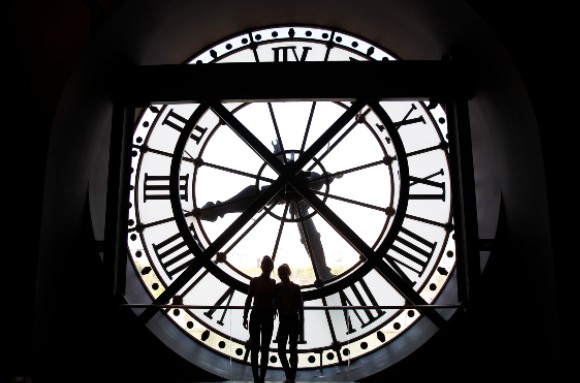 Clock at a museum