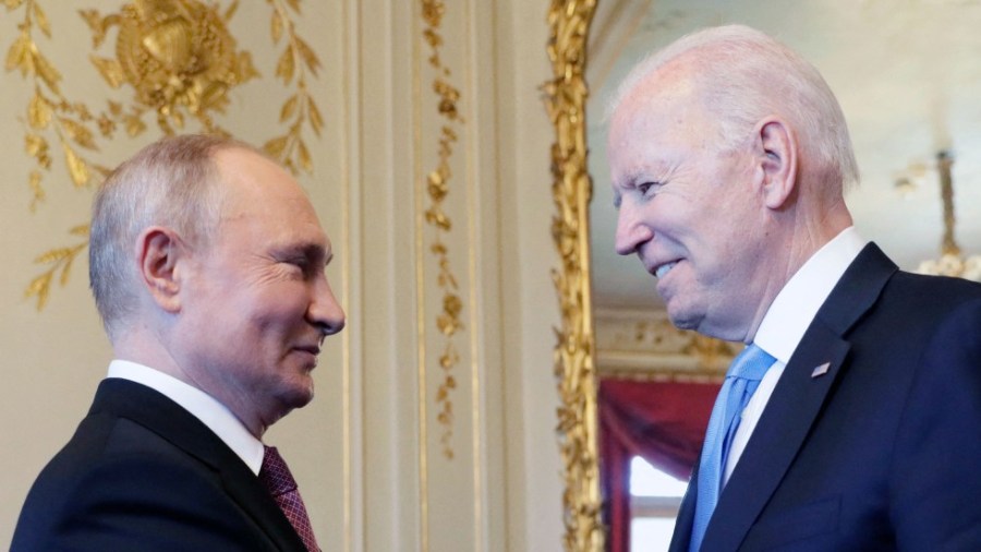 Russian President Putin and President Biden in Geneva