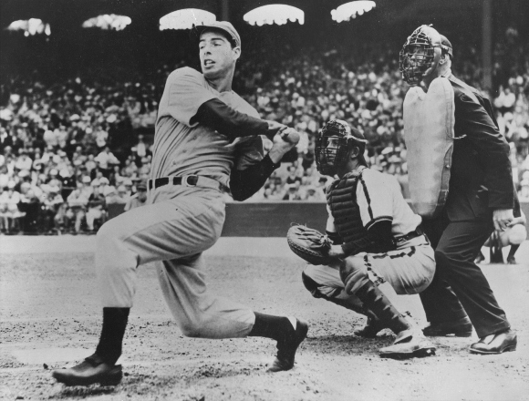 Baseball great Joe DiMaggio