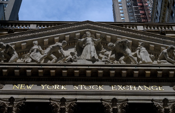 The New York Stock Exchange entrance