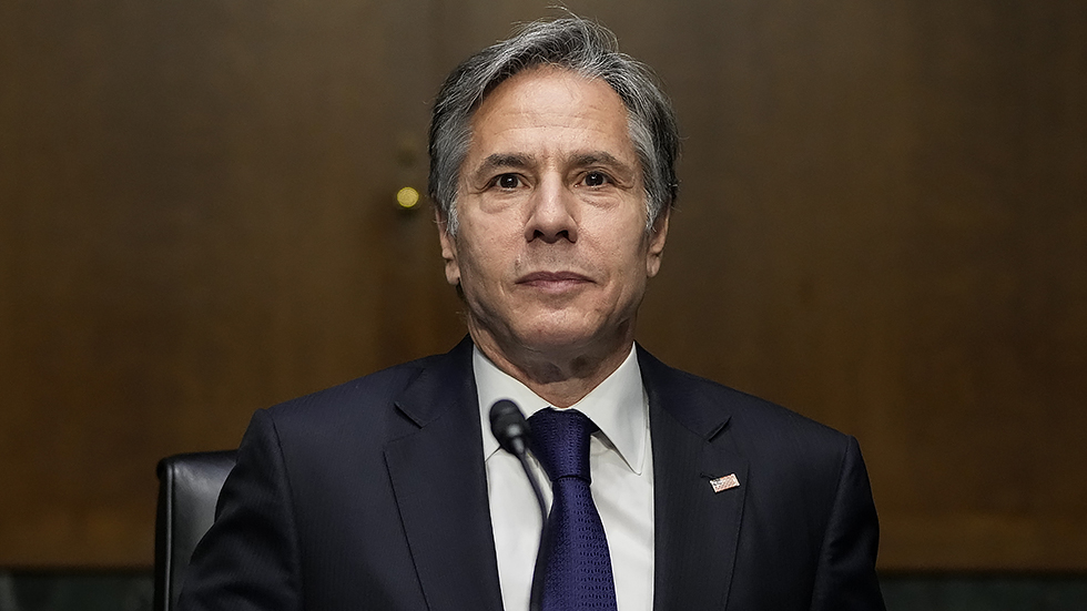 Secretary of State Antony Blinken arrives for a Senate Foreign Relations Committee hearing on September 14, 2021. Blinken was questioned about the Biden administration's handling of the U.S. withdraw from Afghanistan. 