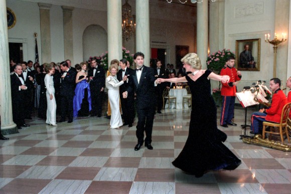 Princess Di and John Travolta at the White House