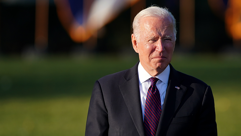 P. Biden is seen during a billing signing ceremony for the Infrastructure Investment and Jobs Act on the South Lawn of the White House on Monday, November 15, 2021.