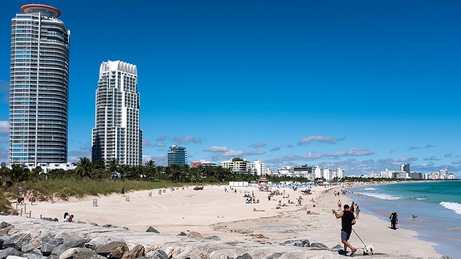 South Pointe in Miami Fla., is seen on Saturday, November 6, 2021.