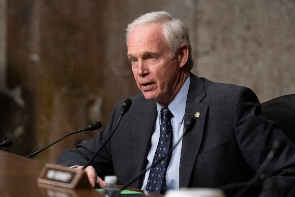 Sen. Ron Johnson, R-Wis., speaks during a hearing of the Senate Foreign Relations Committee