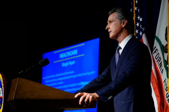 California Gov. Gavin Newsom unveils his proposed $286 billion 2022-2023 state budget