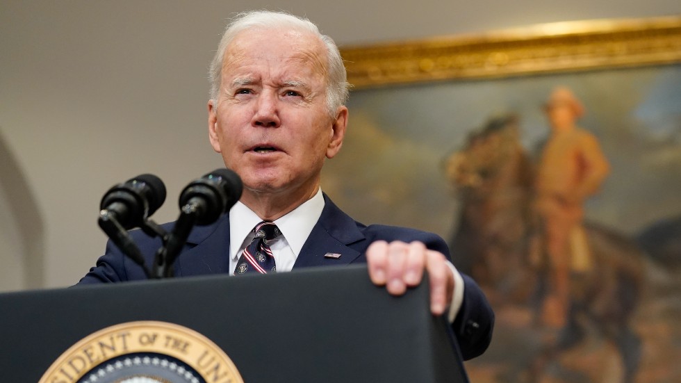 P. Biden speaks from the White House