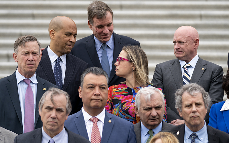 Cory Booker and Kyrsten Sinema