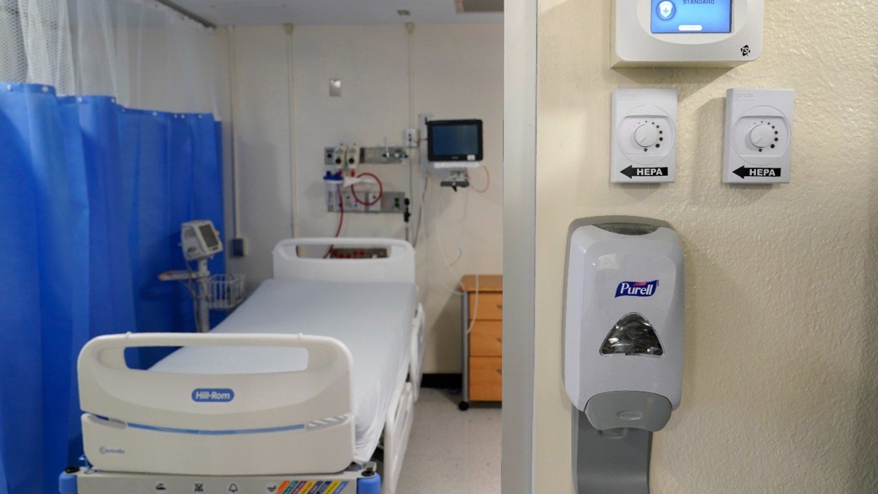 view of hospital room