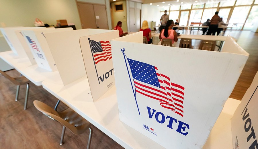 Partitions on a table wait for voters.