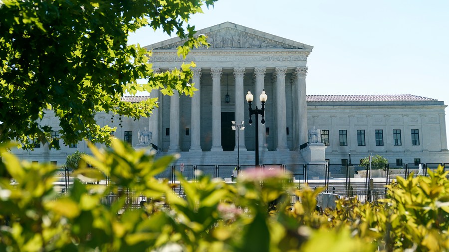 The Supreme Court is seen on Thursday, June 30, 2022 as the court is set to release opinions in Biden v. Texas and West Virginia v. Environmental Protection Agency.