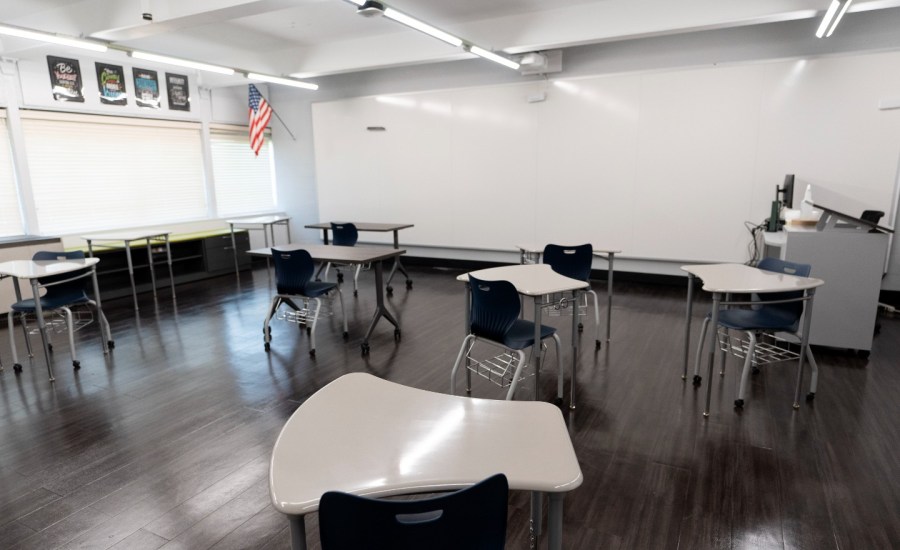 desks in school