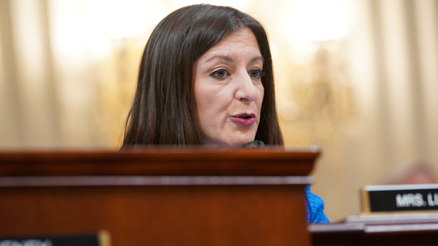 Rep. Elaine Luria (D-Va.) speaks at a Jan. 6 hearing.