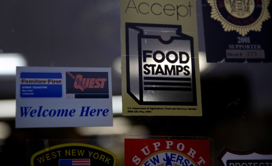 Sign for Food Stamps.