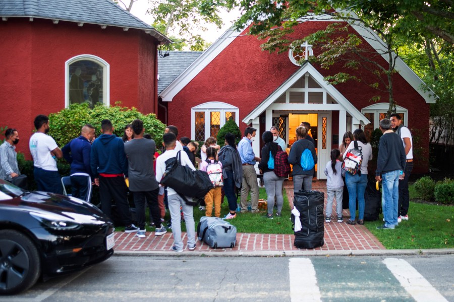 Immigrants arrive in Martha's Vineyard