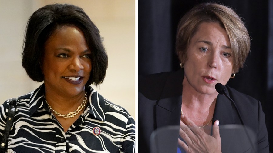 Val Demings and Maura Healey