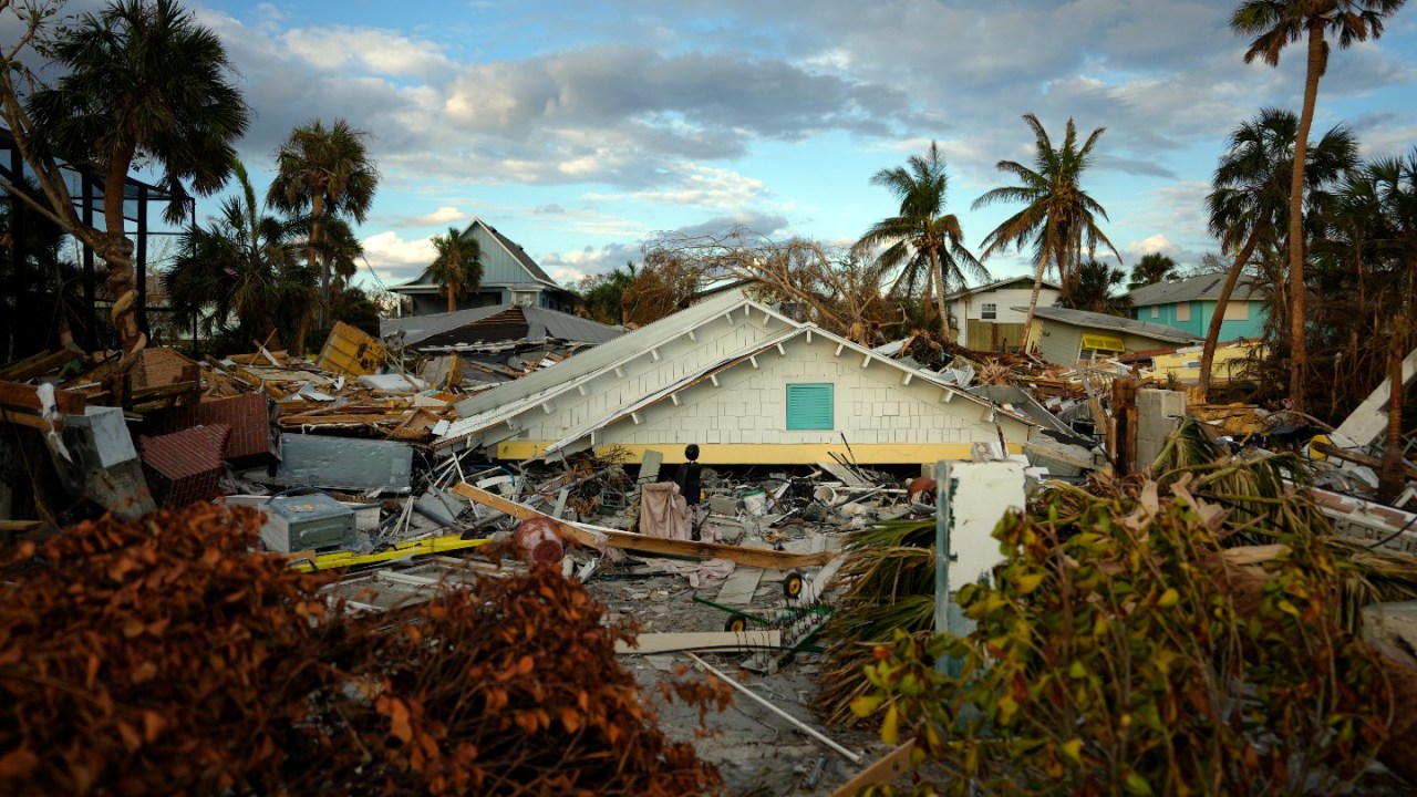 Hurricane Ian destruction