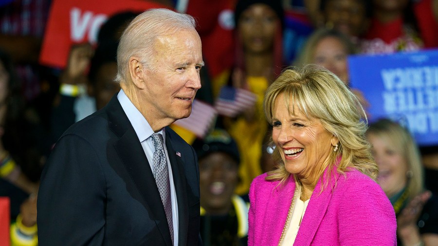 President Biden and first lady Dr. Jill Biden