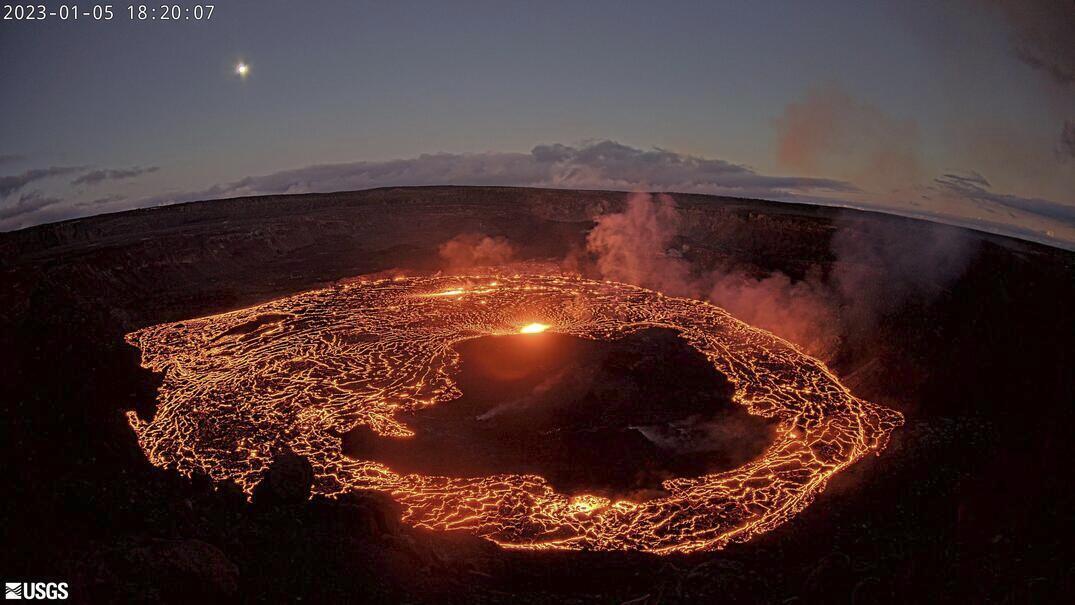 Hawaii’s Kilauea volcano.