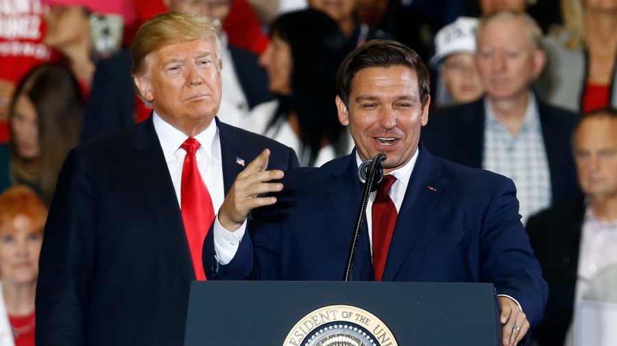 Trump and DeSantis