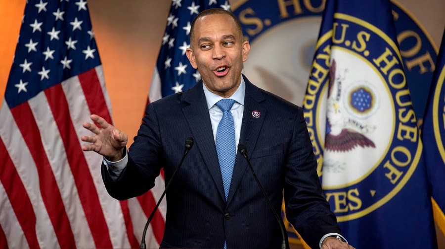 Minority Leader Hakeem Jeffries (D-N.Y.)