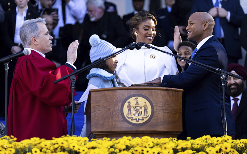 Wes Moore is sworn in as the 63rd governor of the state of Maryland