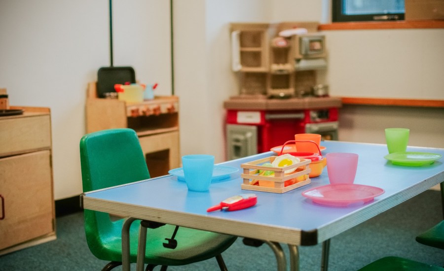 Children's play table.