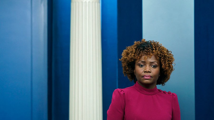 White House press secretary Karine Jean-Pierre